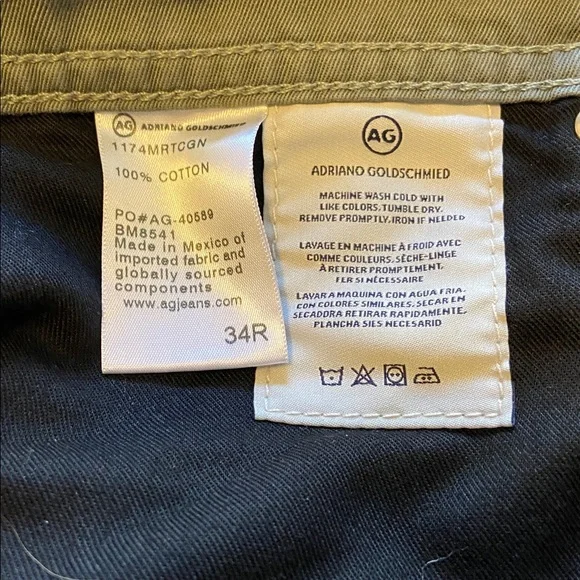 AG Jeans The Graduate. Men's 34R.